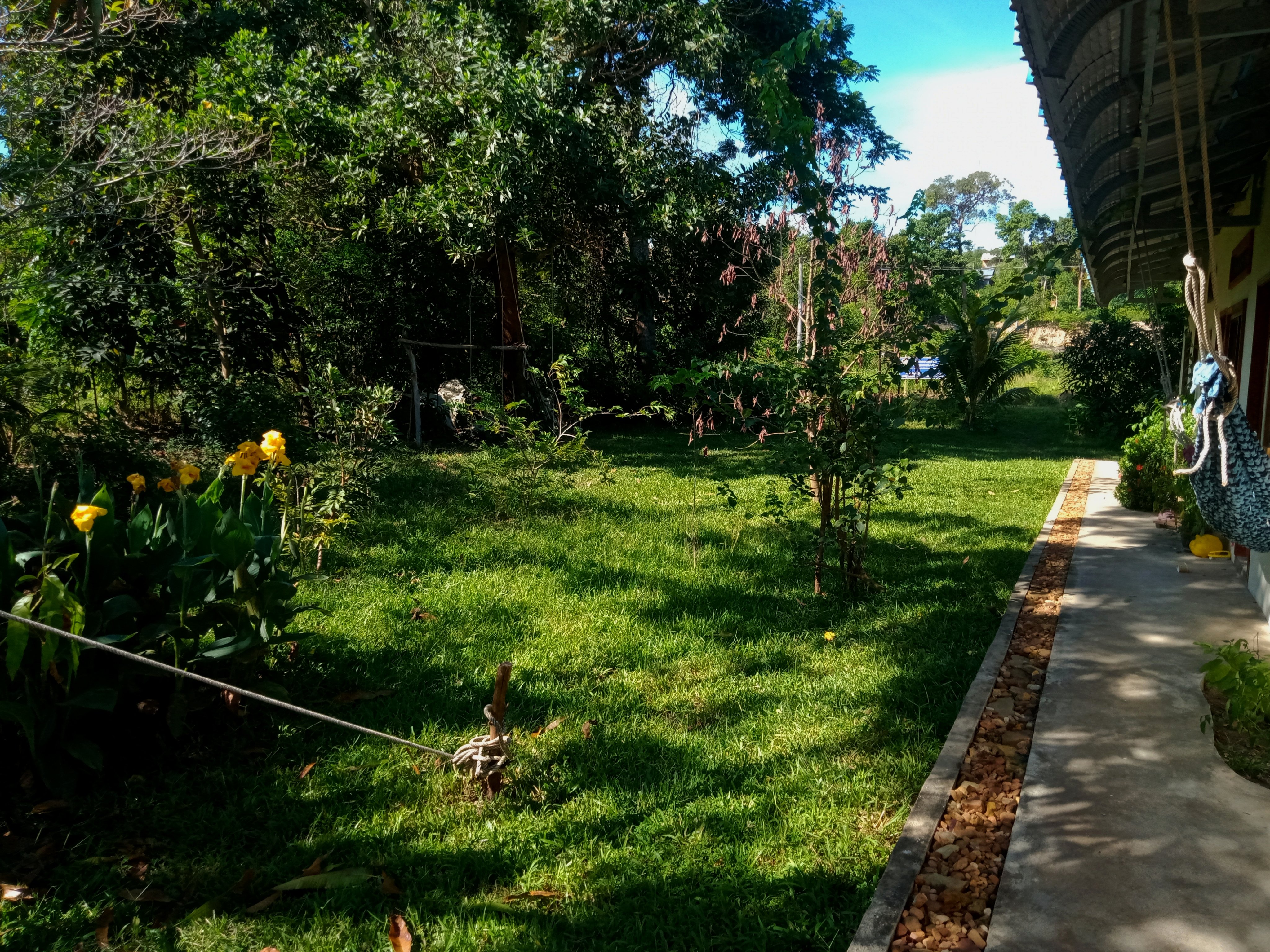 Bungalow im Garten